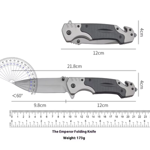 Xách tay Clip Tactical gấp dao <span class=keywords><strong>G10</strong></span> xử lý EDC cắm trại Pocket <span class=keywords><strong>Knife</strong></span> với clip Glass Breaker khẩn cấp - Product Image 6