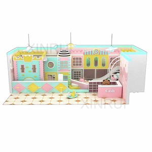 Bán buôn leo núi cấu trúc với sân chơi trong nhà Rockwall với bọt hố cho một ly kỳ trẻ em phòng tập thể dục - Product Image 4