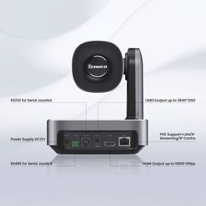 Caméra vidéo de conférence multifonctionnelle Tenveo VL20N avec <span class=keywords><strong>zoom</strong></span> optique 20x pour capteur IMX327 / Interfaces Type-C/RJ45 Garantie de 3 ans - Product Image 2