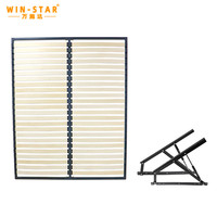 WINSTAR Pièces de meubles personnalisées Mécanisme de levage Cadre de lit en métal avec 34 lattes métalliques Chambre à coucher