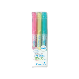 La serie de resaltadores de tinta borrable SFL-30SL-3C incluye cinco juegos surtidos en colores suaves estándar. - Product Image 1