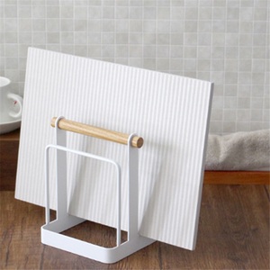 Double Tier Modern Stainless Steel Towel <b>Storage</b> <b>Rack</b> Standing <b>Kitchen</b> <b>Rack</b> with Waterproof Design - Product Image 4