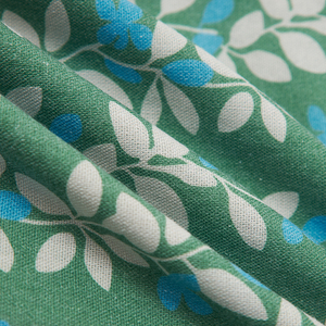 Camicia Estiva Casual da <span class=keywords><strong>Uomo</strong></span> con <span class=keywords><strong>Colletto</strong></span>, Stampa Floreale Digitale, 70% Poliestere Riciclato 30% Lino 160gsm, Eco-Friendly - Product Image 6