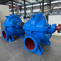 Pompe centrifuge horizontale à double aspiration à corps divisé pour machines agricoles, grande capacité, électrique et automatique