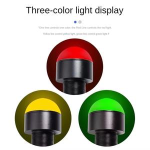 Luce di segnalazione con segnale luminoso a <span class=keywords><strong>LED</strong></span> a cupola a colori tricolore rosso verde con cicalino per macchina tornio CNC 12V 24V macchina luce a torre - Product Image 6