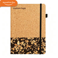Cuaderno Ecológico A5 de Corcho y Café, Diario de Negocios Personalizado, Libreta Portátil con Textura de Madera Suave, Bloc de Notas de Alta Calidad