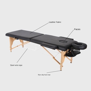 Penjualan laris portabel profesional lipat Spa tato tandu sofa Salon kecantikan tempat tidur pijat - Product Image 2