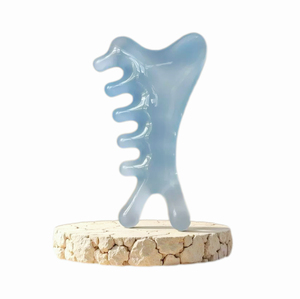 Masseur de tête multifonctionnel portable 4 en 1 en résine, peigne pour <span class=keywords><strong>le</strong></span> cuir chevelu, outil de massage Guasha pour <span class=keywords><strong>le</strong></span> visage, les yeux et <span class=keywords><strong>le</strong></span> corps, drainage lymphatique - Product Image 6