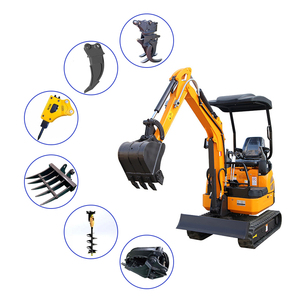 Machines de déplacement de <span class=keywords><strong>terre</strong></span>, grappin hydraulique, seau, attelage rapide, coupleur, marteau, Mini-pelle, Mini-pelle sur chenilles, 8 tonnes - Product Image 1