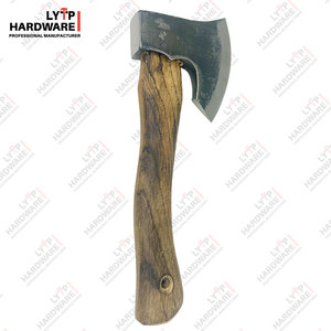 Rìu Viking 45 thép carbon cao với khắc trên lưỡi, rìu chiến thuật ngoài trời, cán gỗ, rìu nhỏ, OEM/ODM bán buôn - Product Image 6