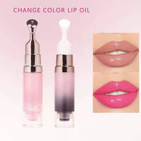 Baume à lèvres hydratant et nourrissant de marque privée, jour et nuit, végan, transparent, gloss volumateur de lèvres, huile à lèvres changeante de couleur avec nouveaux tubes