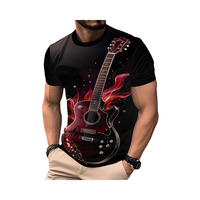 Spielbares elektronisches Rockgitarren-T-Shirt