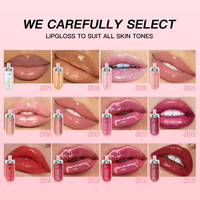 Gloss à lèvres brillant personnalisé, longue tenue, imperméable, anti-transfert, effet nacré, rouge à lèvres liquide en marque privée