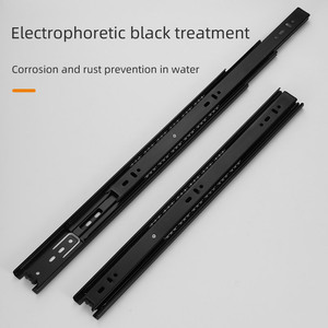 Nhà Máy Đường Sắt Trượt Kính Thiên Văn Kênh Bóng Mang Trượt Hệ Thống Tủ Quần Áo Nhà Bếp Kim Loại Kênh Tủ Mềm Đóng Ngăn Kéo Trượt - Product Image 4