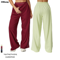 Pantalon de jogging sport taille haute pour femme, grande taille, coupe ample, respirant, en mélange de coton, avec poches latérales, idéal pour l'hiver