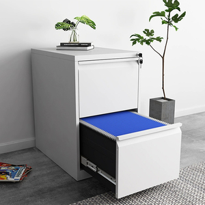 Ngang thời trang cá nhân tài liệu Key Lock Home văn phòng lưu trữ đồ nội thất kim loại dọc Slim <span class=keywords><strong>2</strong></span> ngăn kéo tủ tập tin bên - Product Image 1