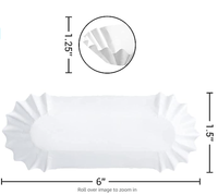 Barquettes jetables biodégradables en papier de qualité alimentaire pour emballer des sandwichs, des hamburgers, des sushis, des hot-dogs