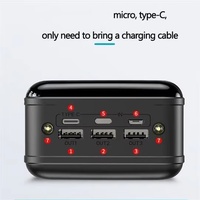 Banques d'alimentation de grande capacité 40000 Mah Alimentation mobile 50000 Mah avec affichage LED Batterie externe à charge rapide