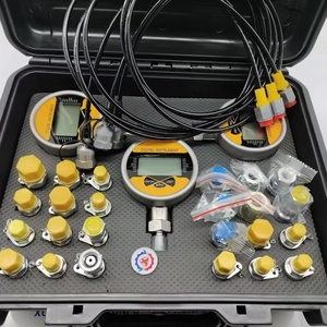 เกจวัดแรงดันดิจิตอลอเนกประสงค์คุณภาพดี เครื่องมือวัดและทดสอบแรงดันไฮดรอลิกแบบดิจิตอล ชุดทดสอบ 3 เกจ - Product Image 2