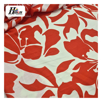 Tissu Imprimé en Rayonne de Chine, Tissage « Make to Order », Motifs Floraux, 100 % Viscose, Prix Abordable, Très Vendu, Prêt à l'Expédition