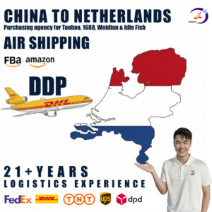 Expédition Express Internationale JUNLINGUOJI Top 10 Chine Fret Aérien vers les Pays-Bas DDP/DDU Porte-à-Porte Dédouanement Double Taxe Incluse - Product Image 1