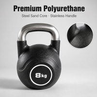 Kettlebell de compétition en gros pour usine, dimensions uniformes, poignée chromée pour salle de sport commerciale, entraînement CrossFit et fitness