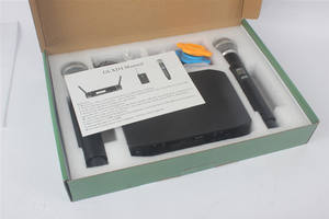 ไมโครโฟนไร้สาย<span class=keywords><strong>ราคา</strong></span>ประหยัด 640-690Mhz GLDX4D UHF OEM ไมโครโฟนคู่ ระบบไมโครโฟน<span class=keywords><strong>คาราโอเกะ</strong></span>แบบมือถือไร้สายจากจีน - Product Image 6