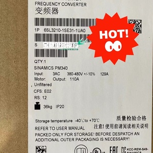 6SL3210-1SE31-1UA0 55KW PM340 3AC 380-480V 110A PLC รุ่น 6SL3210-1SE31-1UA0 กำลังไฟ 55 กิโลวัตต์ PM340 3 เฟส 380-480 โวลต์ 110 แอมป์ PLC - Product Image 4
