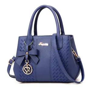 2024 новейшие роскошные дизайнерские сумки женские синие искусственная кожа застежка на молнии модный стиль