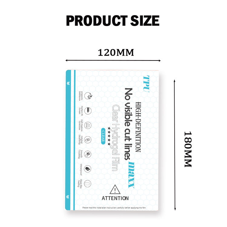 Film hydrogel transparent de 0,15 mm