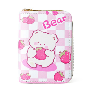 <span class=keywords><strong>Porte</strong></span>-cartes mini-accordéon de style japonais grande capacité multi-fentes anti-démagnétisation motif dessin animé mignon portefeuille bancaire court pour <span class=keywords><strong>femme</strong></span> - Product Image 6