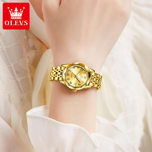OLEVS 9970 Vente Chaude Personnalisée Montres Quartz <span class=keywords><strong>Femme</strong></span> Étanche en Acier Inoxydable – Cadeau Idéal pour Dames - Product Image 5