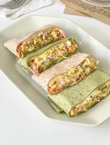Panqueques de Frutas y Verduras en Paquete Familiar, Sabor Original, Pastel de Desayuno de Camote <span class=keywords><strong>Morado</strong></span> y Espinaca, Congelado - Product Image 1