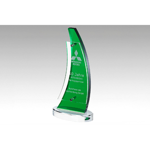 Trofeo in acrilico Emerald Wing 255 mm - Product Image 1