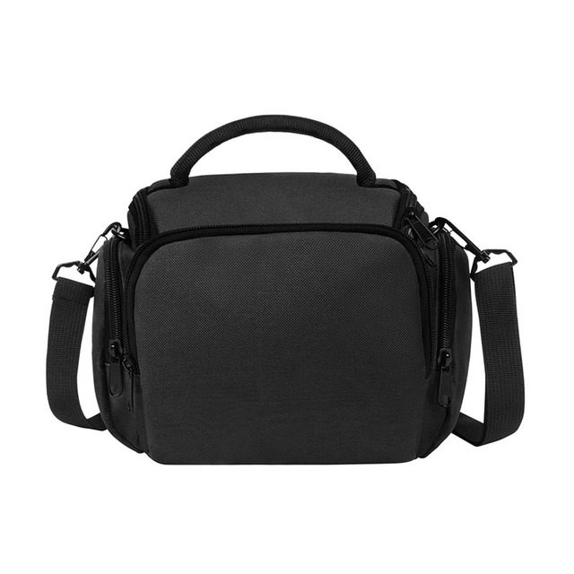 Compact Padded Camera Shoulder Crossbody Bag with Multi Storage Pockets Shockproof DSLR Mirrorless Camera Case