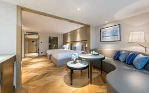 SHIYI Hyatt Regency Hôtel Vente en gros de meubles d'hôtel <span class=keywords><strong>Armoire</strong></span> de chambre Base de lit Tête de lit Chaises Mobilier de chambre d'hôtel - Product Image 4