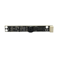 Module de caméra de reconnaissance faciale 5MP 2K 2592H×1944V OV5648 USB2.0 OTG DMIC FF MF, champ de vision de 80 degrés, appareil intégré