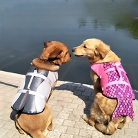 Gilet de sauvetage pour chien en polyester/nylon personnalisé décoratif requin sirène, maillot de bain pour toutes les saisons