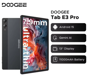 Tablet DOOGEE Tab E3 Pro con <span class=keywords><strong>Gemini</strong></span> AI Schermo da 13'' Android 15 8GB 256GB Ultrasottile 7.9mm Batteria da 11000mAh Smart Pad - Product Image 1