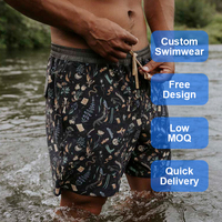 Shorts de bain décontractés grande taille pour hommes en Spandex/Nylon, séchage rapide, respirants, extensibles dans quatre directions, antibactériens, sans coutures