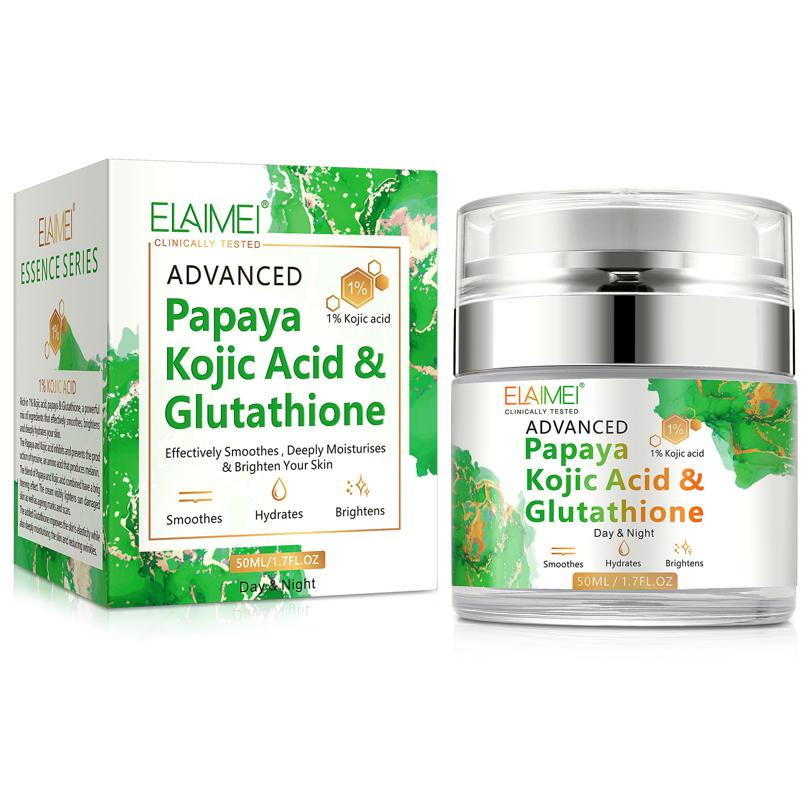 ELAIMEI Papaya Kojic Acid Face Whitening Cream