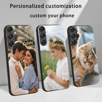 Étui en verre trempé personnalisé pour Samsung S26 Ultra S26+ F56 pour iPhone 7/8 SE Mini 18promax, coque de téléphone en verre dur avec image DIY