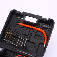 Coffret d'outils multifonctionnel DEWEN pour la maison, perceuse sans fil au lithium 12V avec clé hexagonale, tout-en-un, OEM, boîte de rangement en acier à haute teneur en carbone