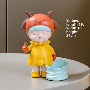 Adornos Pequeños Modernos Hechos a Mano de Resina, Tema de Personajes, Decoraciones para Habitación Infantil, Almacenamiento de Llaves para el Hogar - Product Image 6