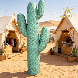 Ballon géant gonflable en forme de cactus vert <span class=keywords><strong>pour</strong></span> salle de réunion, décoration de fête, modèle de plante gonflable de haute qualité - Product Image 5