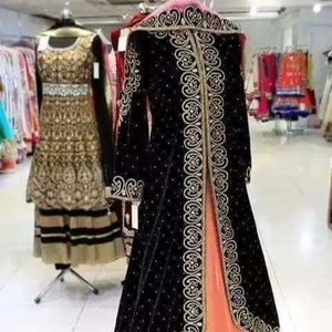 Hermosa chaqueta Lehenga hasta el suelo 2019 para bodas o fiestas estilo indio y pakistaní - Product Image 3