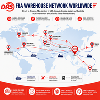 Agente de Carga FBA, Envío Marítimo y Aéreo de China a Estados Unidos, Envío AMZ DDP Puerta a Puerta, Servicio Completo de Entrega de Carga