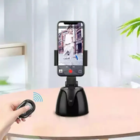 Perche à selfie avec support rotatif à 360°, caméraman robot, suivi automatique du visage et des objets, support de téléphone avec trépied
