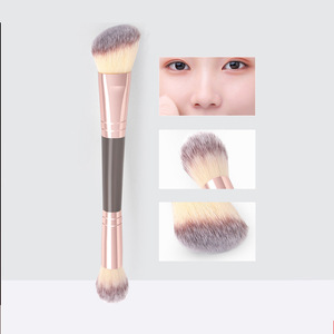 Duy Nhất Và Đôi Đỏ Mặt Trang Điểm Bàn Chải Với Rượu Sâm Banh Vàng Tóc Tổng Hợp Mỹ Phẩm Bàn Chải Cho Khuôn Mặt Ứng Dụng - Product Image 6