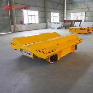 CE 인증 전기 레일 트랜스퍼 카트 제조공장 산업용 새로운 강재 도장선 - Product Image 1